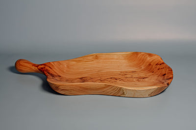 AestheticAccent™ Мerry Wooden Plate With A Handle