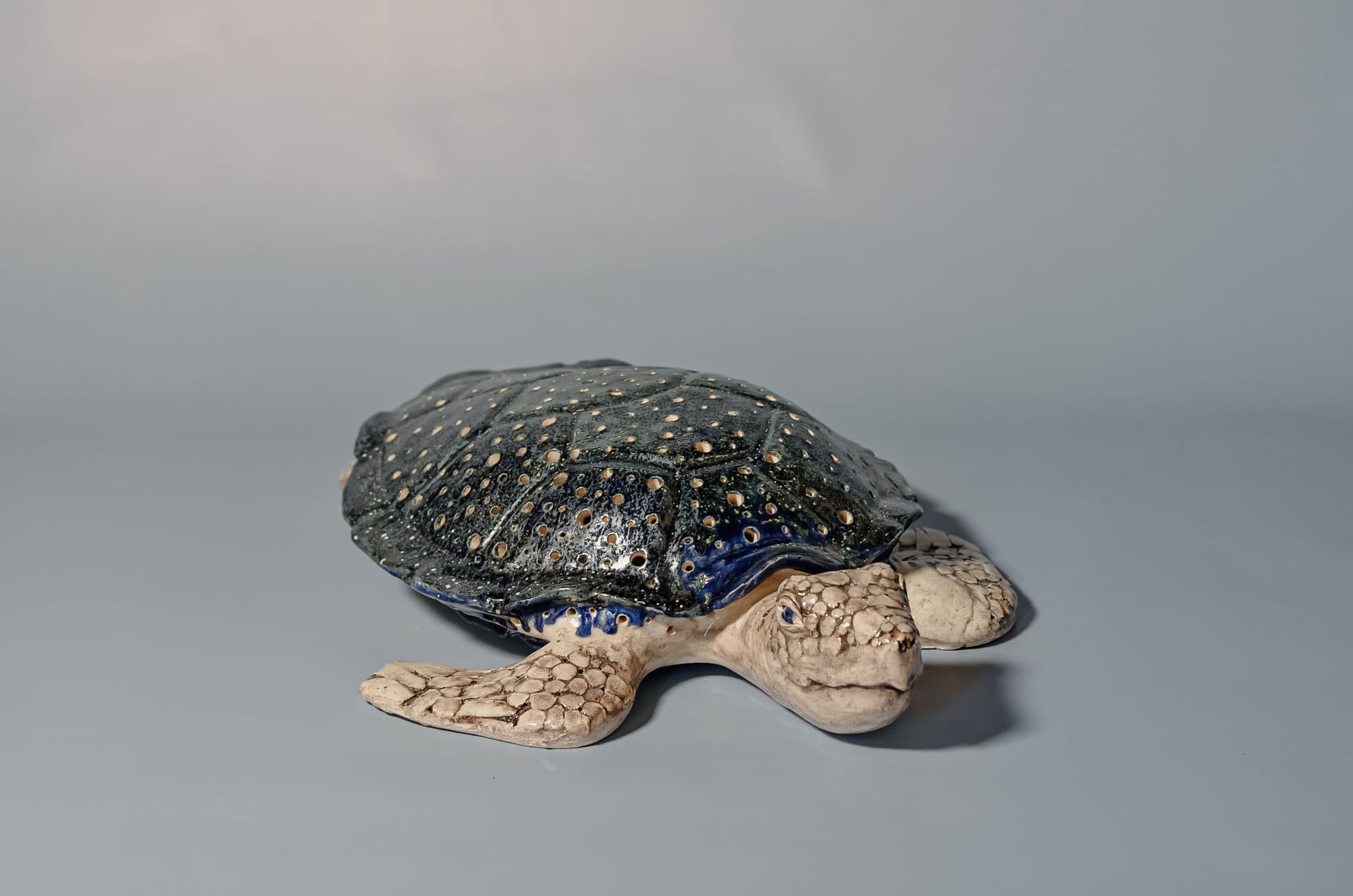 AestheticAccent™ Ceramic Turtle Lamp