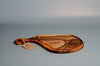 AestheticAccent™ Ukrainian Walnut Wooden Plate With A Handle
