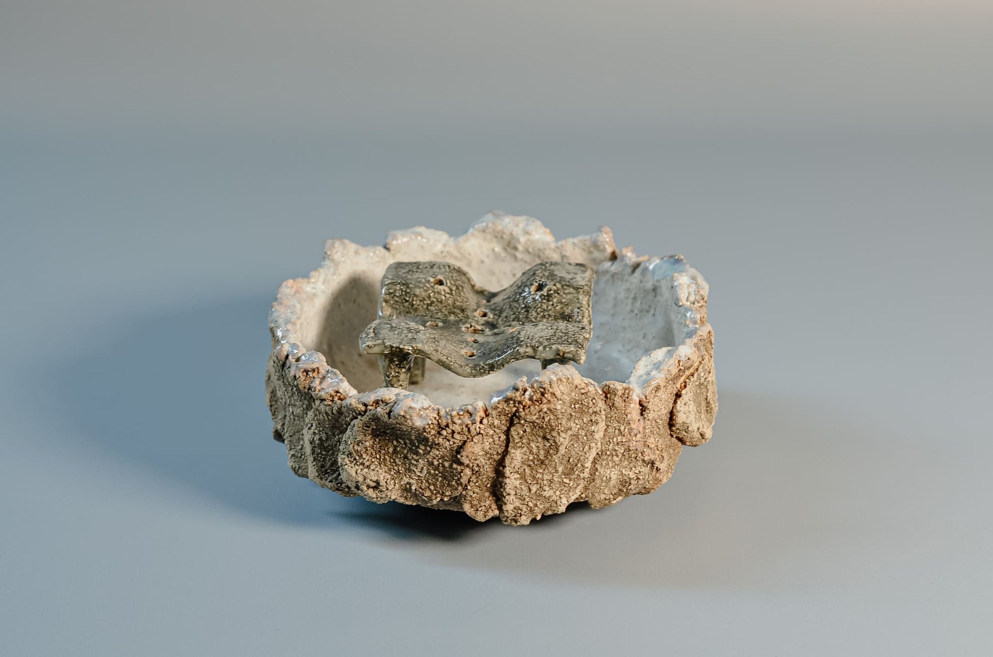 AestheticAccent™ Stone Horizon Ceramic Vase
